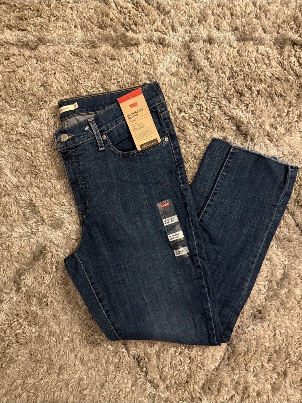 Plus Size Levi's Women's Dark Indigo Skinny Jeans